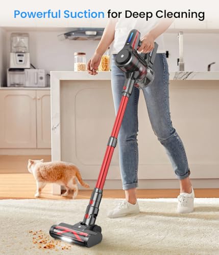 Cordless Stick Vacuum for Powerful Home and Pet Hair Cleaning