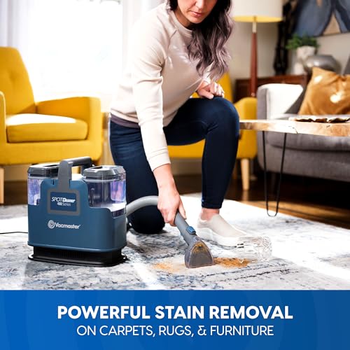 Powerful Pet Carpet & Upholstery Cleaner with Suction