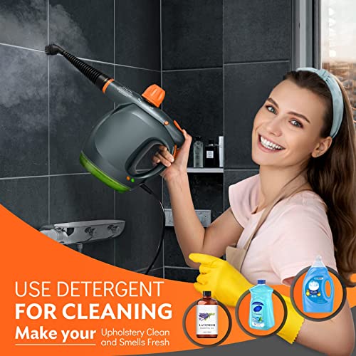 1250W Powerful Handheld Steamer for Cleaning Kitchens, Bathrooms, Windows & Floors