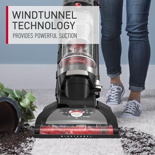 Hoover WindTunnel Cord Rewind Pro Upright Vacuum Cleaner